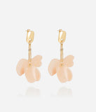Boucles Zag Hanabi Rose en acier doré