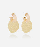 Boucles d'oreilles ZAG Moé Nude en acier doré 880-1071