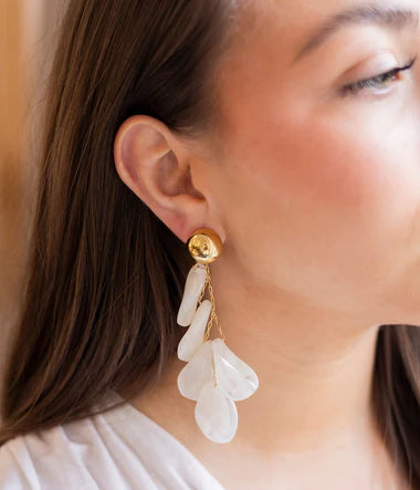 Boucles d'oreilles ZAG Keru Blanches