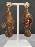 Boucles d'oreilles ZAG Keru marron
