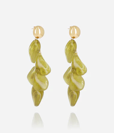 Boucles d'oreilles ZAG Keru verte