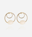 Boucles d'oreilles ZAG Yael en acier doré