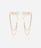 Boucles d'oreilles ZAG Mezcal en acier doré