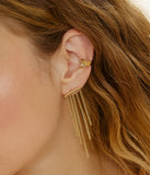 Boucles d'oreilles ZAG Gallico en acier doré