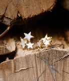 Boucles d'oreilles ZAG Cyrielle en acier doré