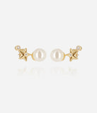 Boucles d'oreilles ZAG Topo en acier doré