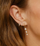 Boucles d'oreilles ZAG Ugento en acier doré