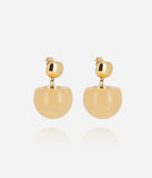 Boucles Zag Rosazia Nude en acier doré