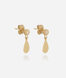 Boucles d'oreilles ZAG Soan en acier doré
