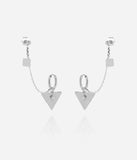 Boucles d'oreilles ZAG Banra en acier