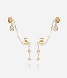 Boucles d'oreilles ZAG Paceco en acier doré