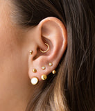 Piercing ZAG Bristol en acier doré (vendu à l'unité)
