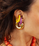 Earcuff ZAG Mareva jaune (vendu à l'unité)