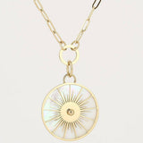 Collier ZAG Astra en acier doré