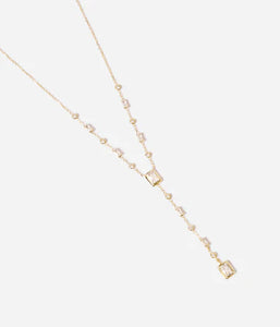 Collier ZAG Athis en acier doré