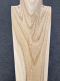 Collier ZAG Y en acier doré 850J458
