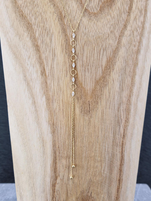 Collier ZAG Denebo en acier doré
