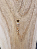 Collier ZAG Y en acier doré 850J480