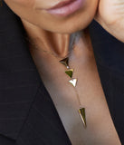 Collier ZAG Jaki en acier doré