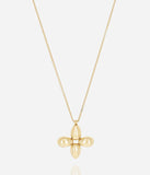 Collier ZAG Taddeo en acier doré