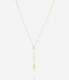 collier  Zag Moka en acier doré