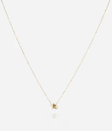 Collier ZAG Astral en acier doré