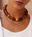 Collier ZAG Oedipe couleur Ambre