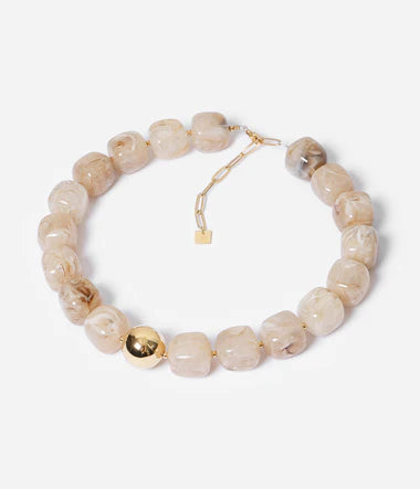 Collier ZAG Oedipe crème
