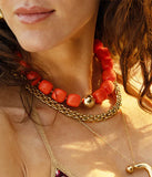 Collier ZAG LaÎos Orange