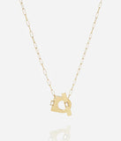Collier ZAG Gitsa en acier doré