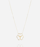 Collier ZAG Albino en acier doré