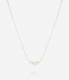 Collier ZAG Donato en acier doré