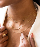 Collier ZAG Massimo en acier doré