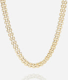 Collier ZAG Verbeno en acier doré