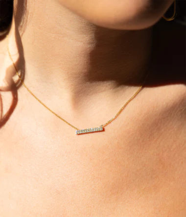 Collier ZAG Cinzia en acier doré