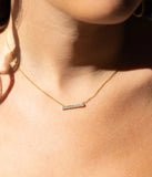 Collier ZAG Cinzia en acier doré