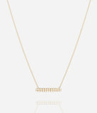 Collier ZAG Cinzia en acier doré