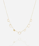 Collier ZAG Solyne en acier doré