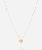 Collier ZAG Candela en acier doré