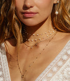Collier ZAG Paceco en acier doré
