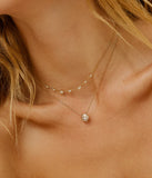 Collier ZAG Sersale en acier doré