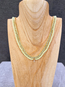 Collier ZAG Staro Vert phosphorescent