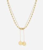 Collier ZAG Rumi en acier doré