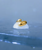 Bague ZAG Valérie en acier doré