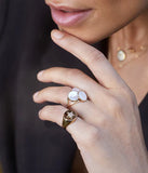 Boucles d'oreilles ZAG Anouk en acier doré