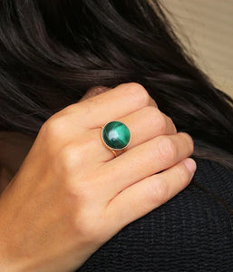 Bague ZAG Akilah malachite