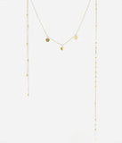 Collier de dos ZAG Amanda en acier doré