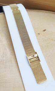 Les Georgettes bracelet de montre milanais doré (n3)