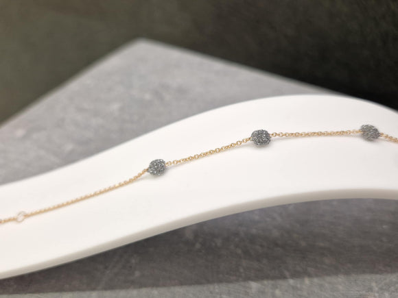 Bracelet Pesavento or 18 ct et diamants 340-67