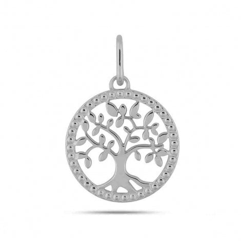 Pendentif arbre de vie en or blanc 18ct (361-131)